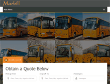Tablet Screenshot of marbillcoaches.com